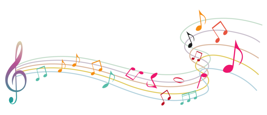 Transparent music notes png transparent