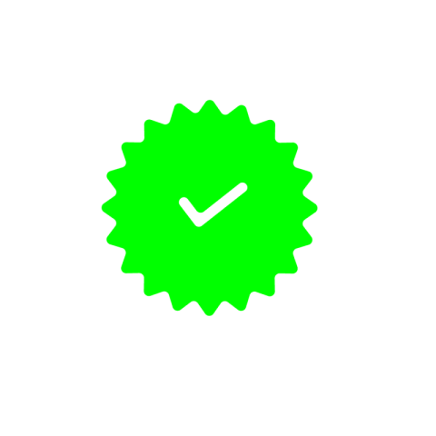 Verified profile png image