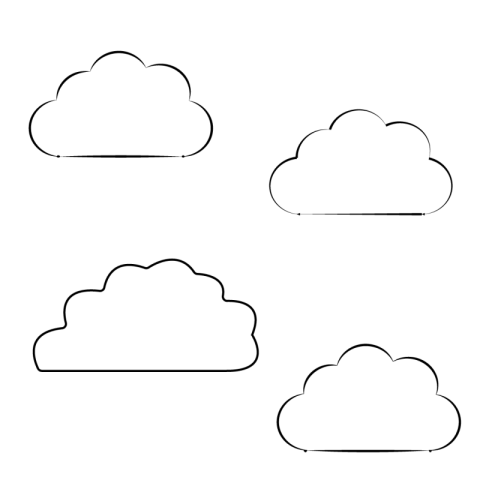 Cloud Outline Png IMage