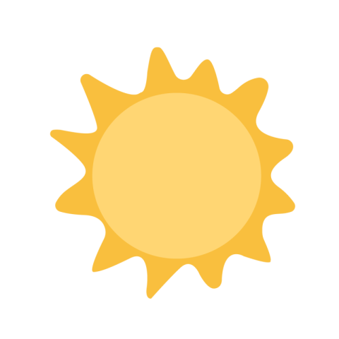 Transparent sun png