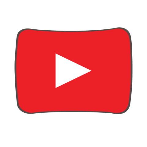 Youtube logo png transparent free