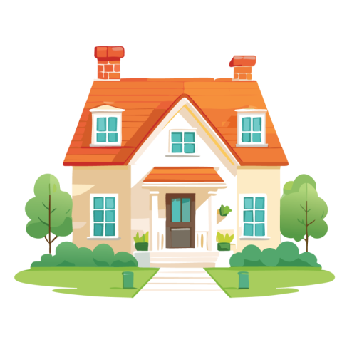 Cartoon house png download