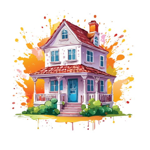 Cartoon house png free download