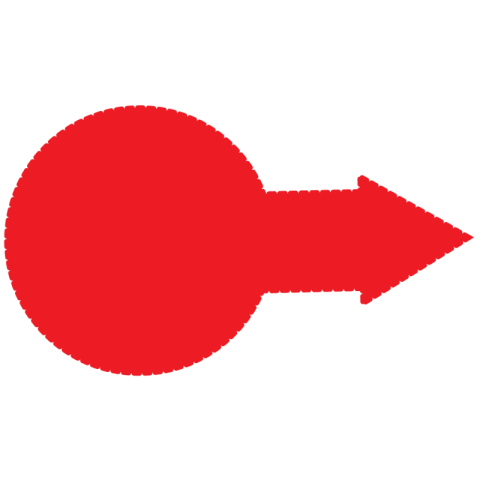 Arrow with circle png