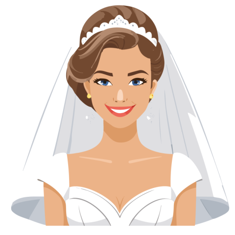Bride Vector png image