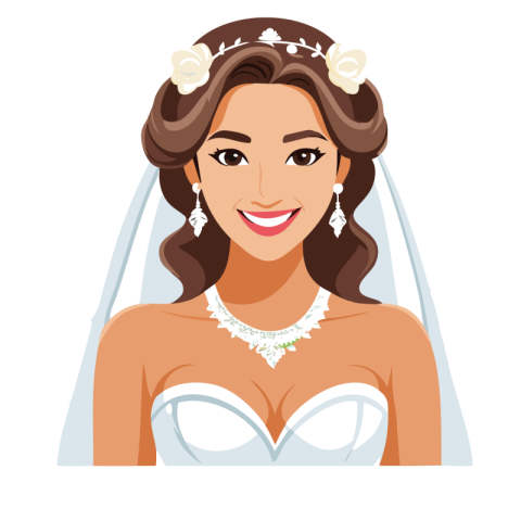 Bride vector png image free