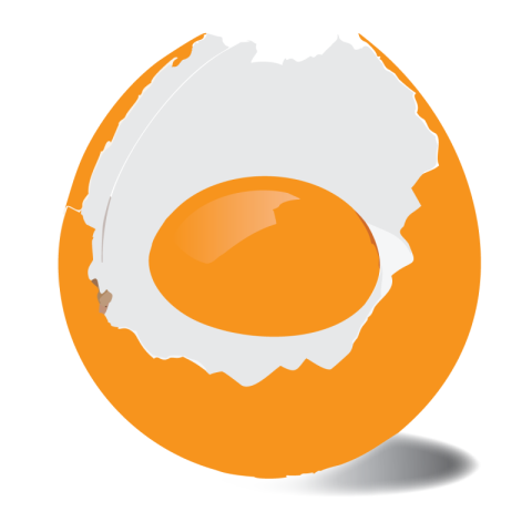 Broken egg png transparent
