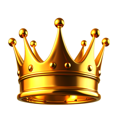 Golden crown png hd