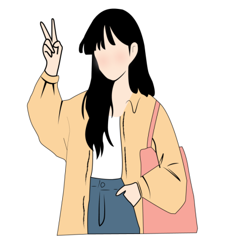 Anime girl character