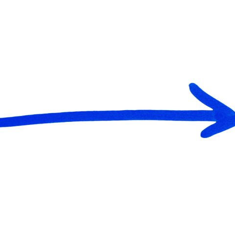 Blue arrow png image