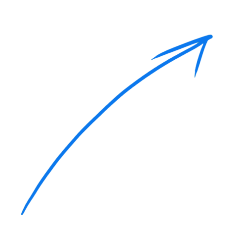 Blue arrow png free