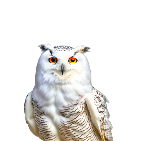 Black and white owl png free