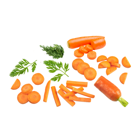 Cut carrot png