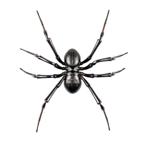 Black spider png