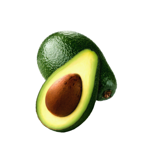 Transparent background avocado png