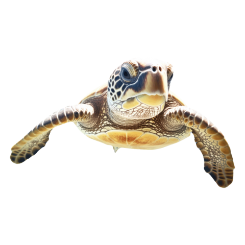 Transparent sea turtle png
