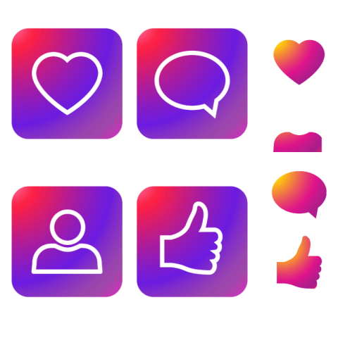 Instagram icon button png