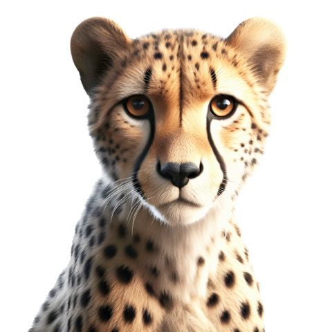 Cute cheetah png