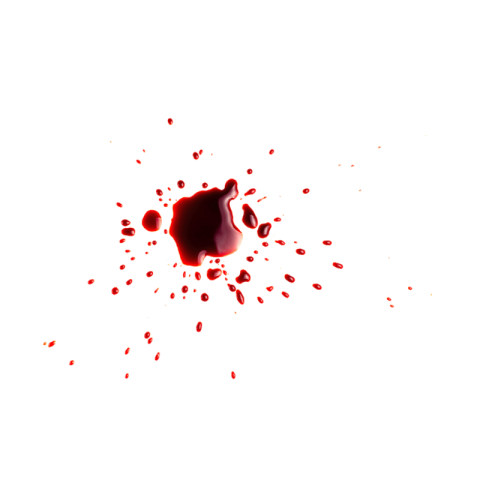 Blood splatter png transparent
