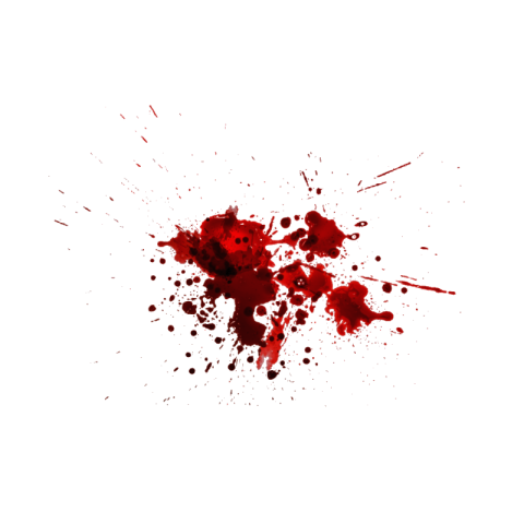 Realistic Blood Splatter png