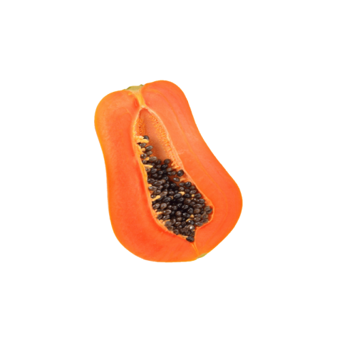 Papaya Slice PNG Transparent Image