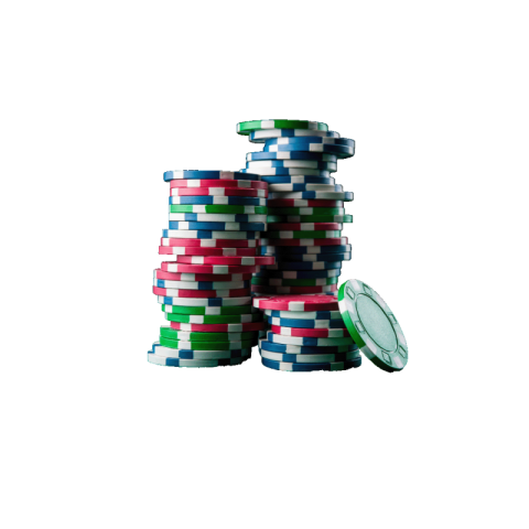 Poker chips transparent background
