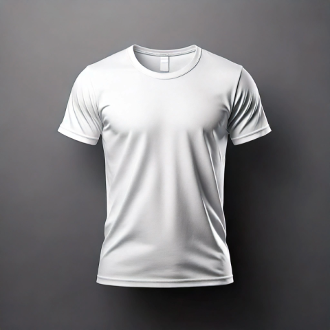 Plain white tshirt mockup