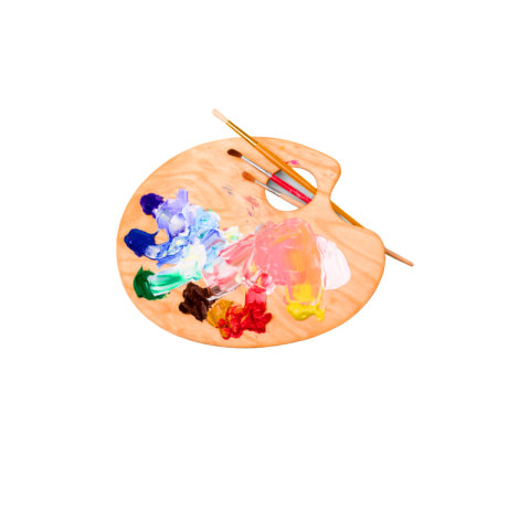 Paint palette png transparent