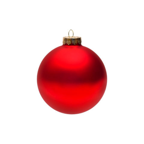 Red christmas ball ornaments