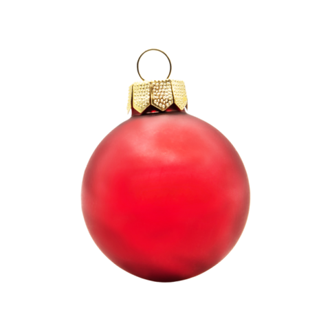 Red christmas ball ornaments png images free