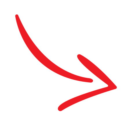 Red curved arrow png