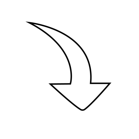 White arrow png transparent