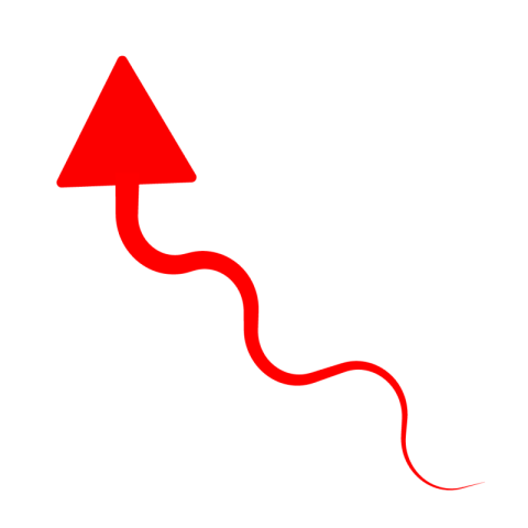 Red arrow png Image
