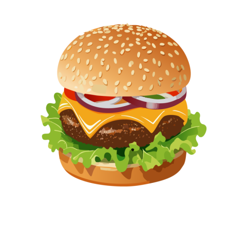 Burger png vector