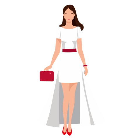 Woman vector image