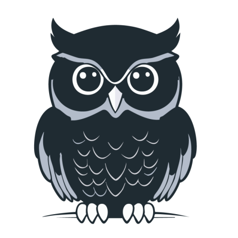 Owl logo vector png