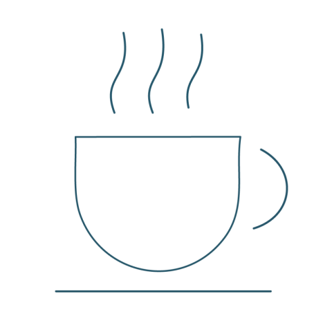 Tea cup outline png