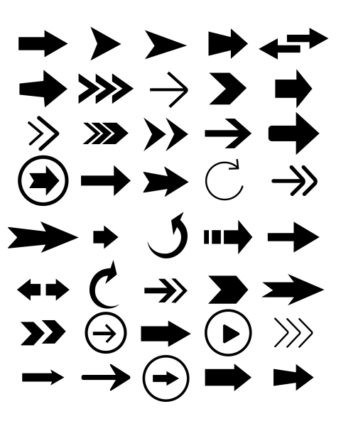 Arrow icon png transparent