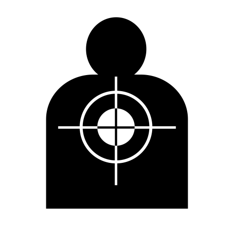 Target png black and white