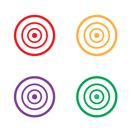 Transparent background target logo png
