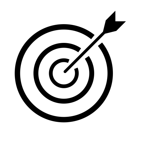 Black target logo png transparent free download