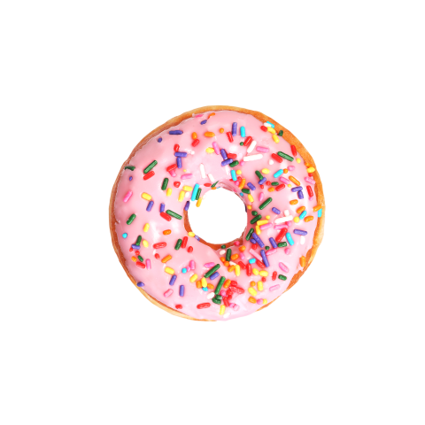Pink donut png transparent image download