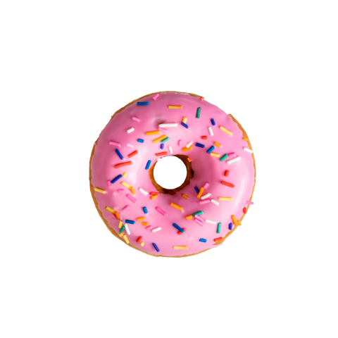 Pink doughnut png transparent images download