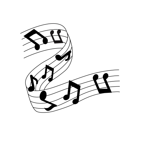 Music notes png transparent