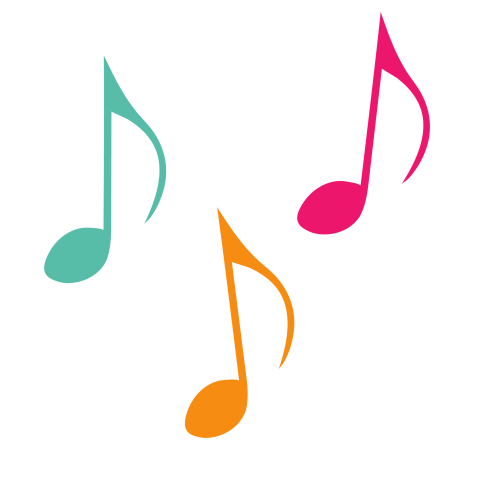 Music notes png transparent background