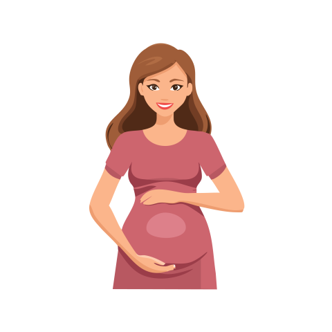Pregnant woman clipart png free download