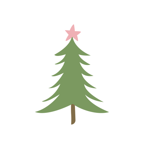 Christmas tree clipart png transparent